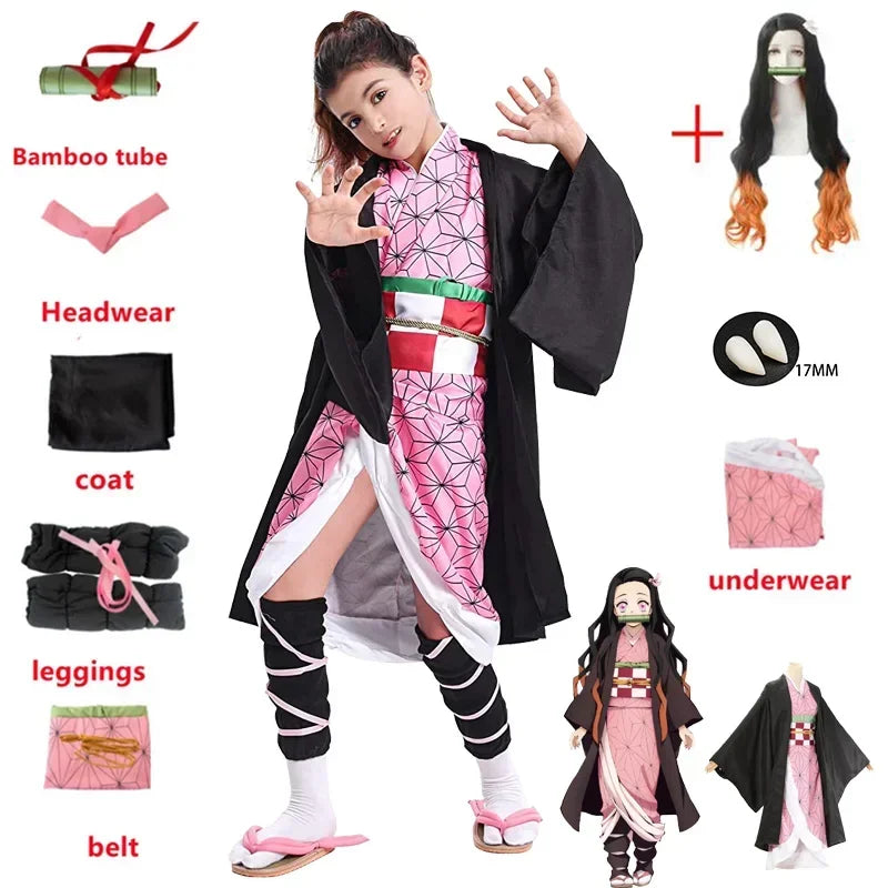 Japanese-Inspired Anime Girl Uniform Cosplay Costume