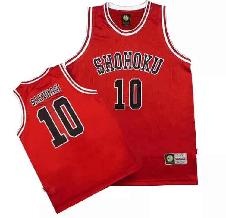 Anime-Inspired Basketball Jersey Cosplay Vest for Adults & Kids