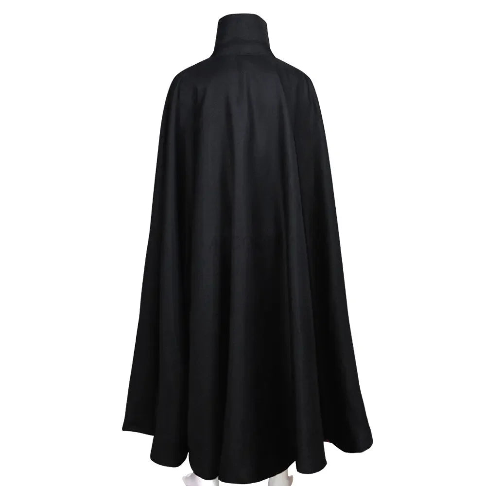 Adult Gothic Vampire Halloween Cape with Metal Chain