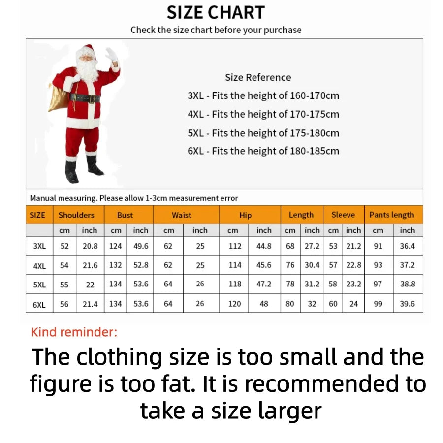 Men's Gold Velvet Santa-Inspired Christmas Costume Set