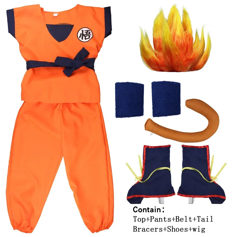 Kids & Adult Martial Arts Warrior Cosplay Costume Set