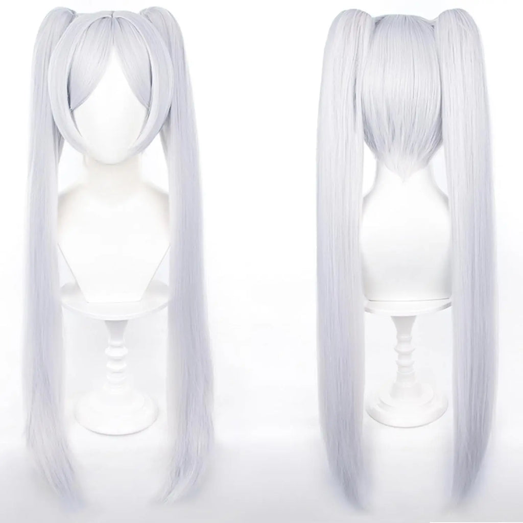 Long Orange Brown Cosplay Wig with Bangs for Adults