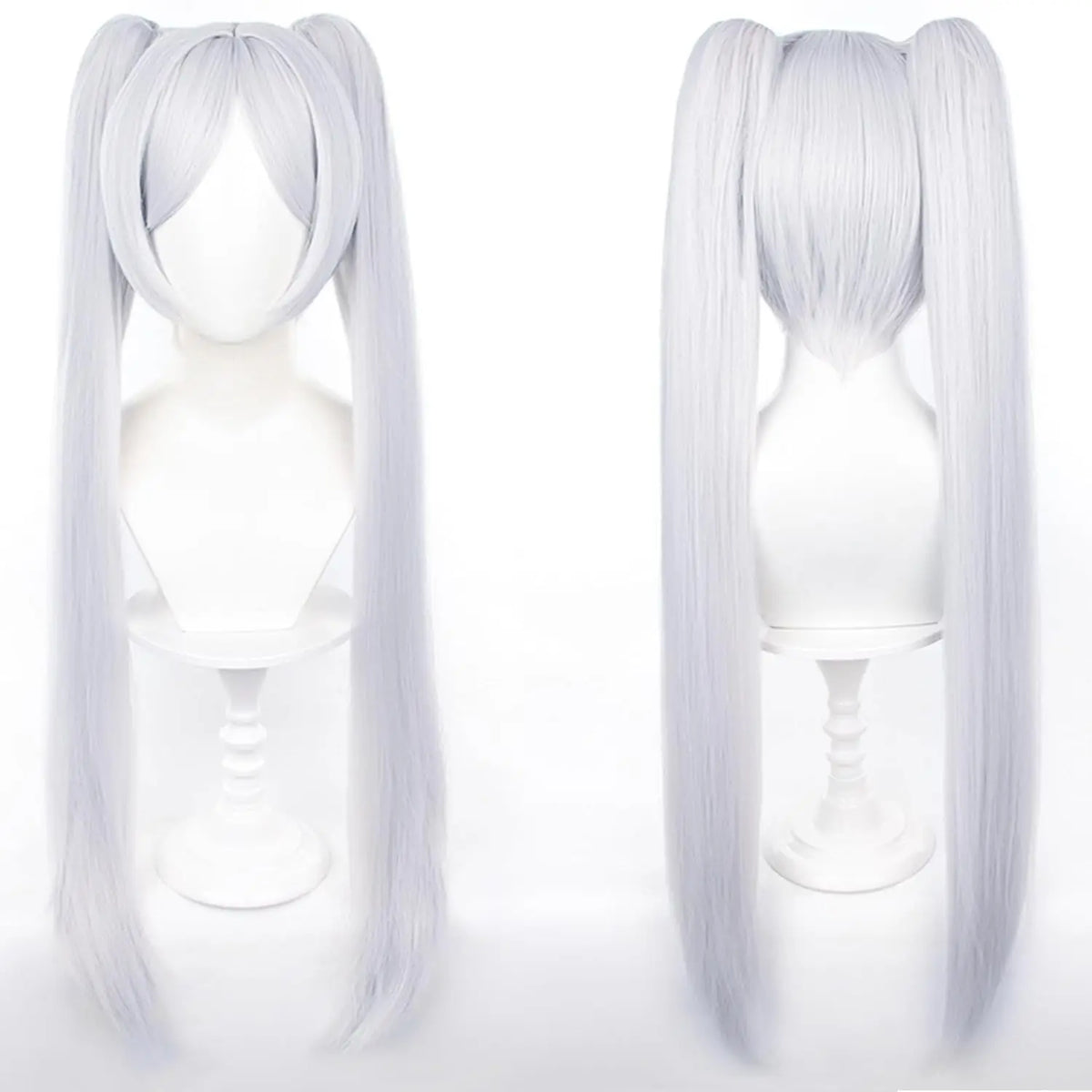 Long Orange Brown Cosplay Wig with Bangs for Adults