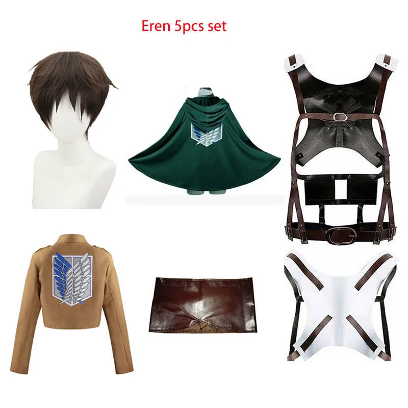 Anime-Inspired Scout Uniform Cosplay Costume Full Set