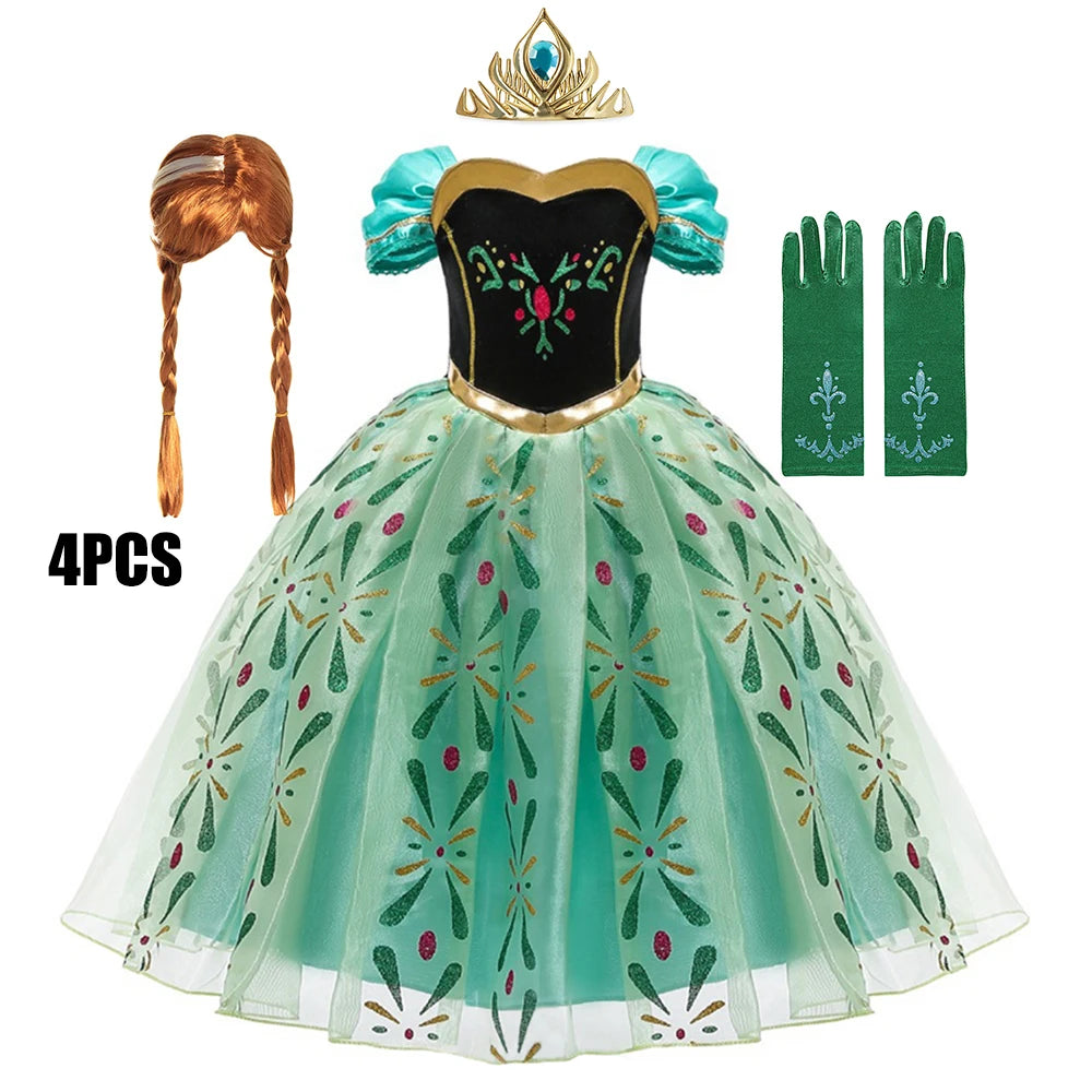 Kids Princess Costume Dress for Birthday Carnival and Parties