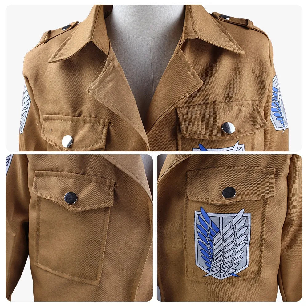Anime-Inspired Scout Uniform Cosplay Costume Full Set