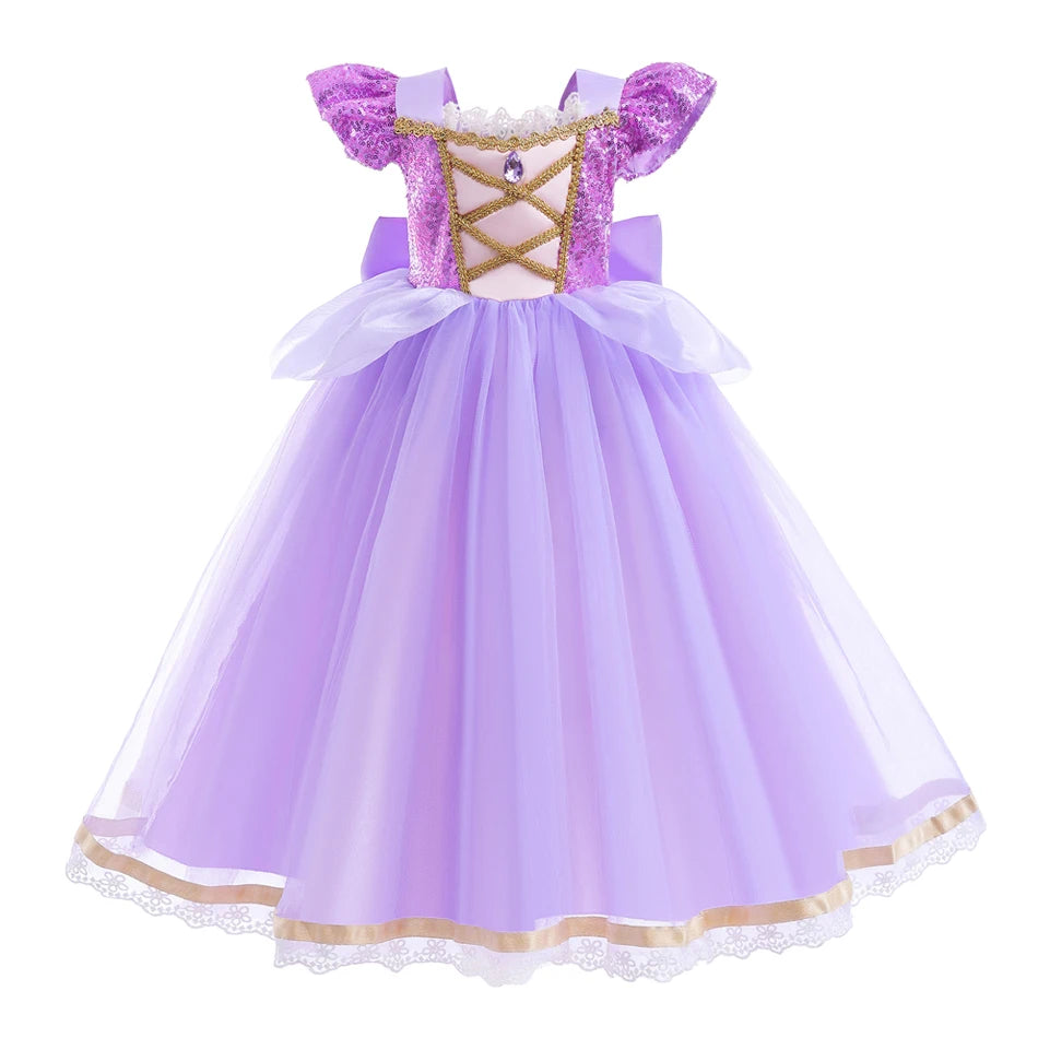 Girls Princess Dress Halloween Costume for Kids