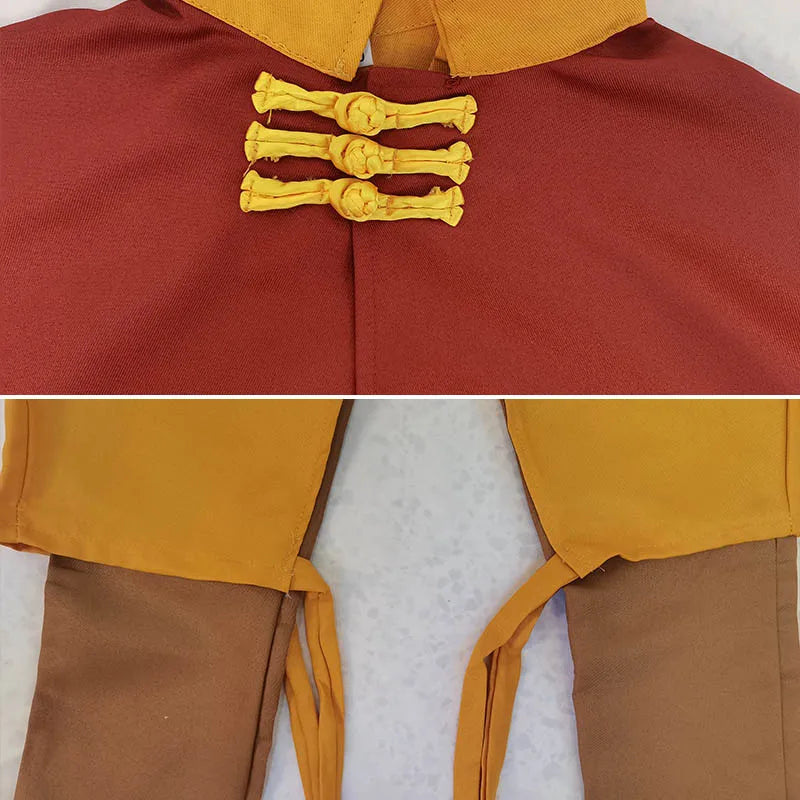 Air Nomad-Inspired Anime Cosplay Costume for Halloween