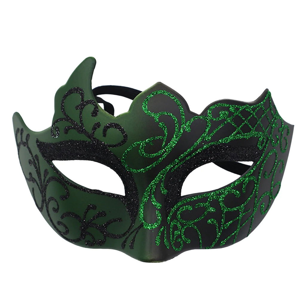 Men's Masquerade Mask with Elastic Strap for Costume Parties