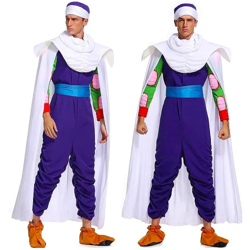Green Anime-Inspired Character Cosplay Costume for Men