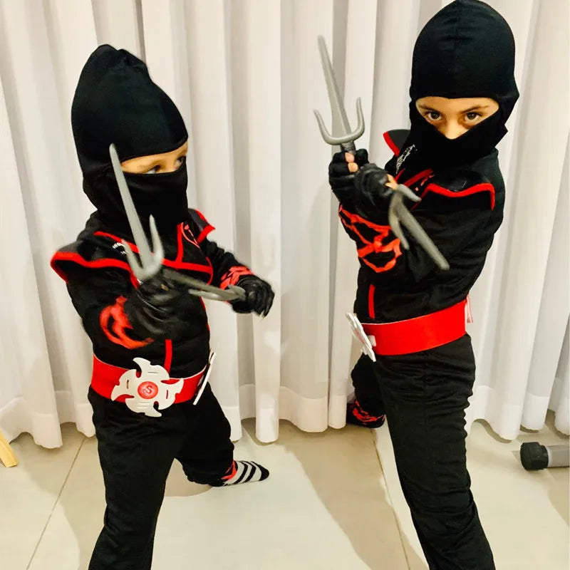 Boys Ninja Costume with Martial Arts Accessories