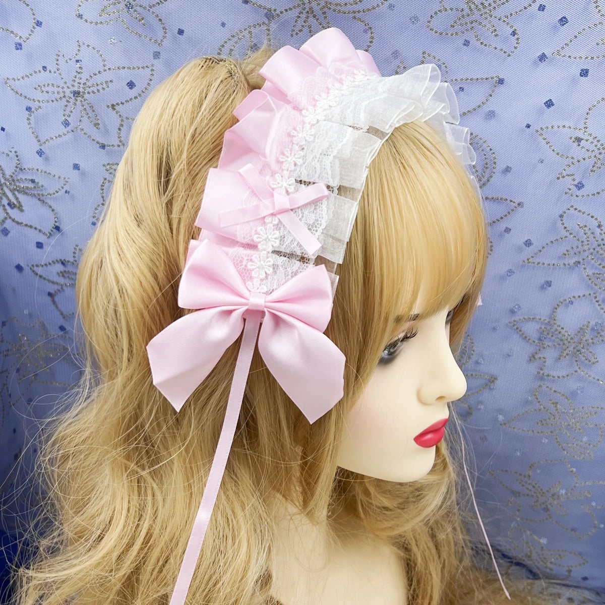 Sweet Lace Flower Maid Cosplay Headband Hair Accessory