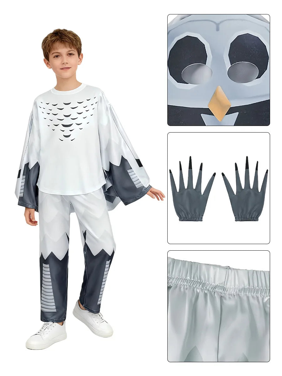 Scary Forest Deer Owl Costume for Adults & Kids
