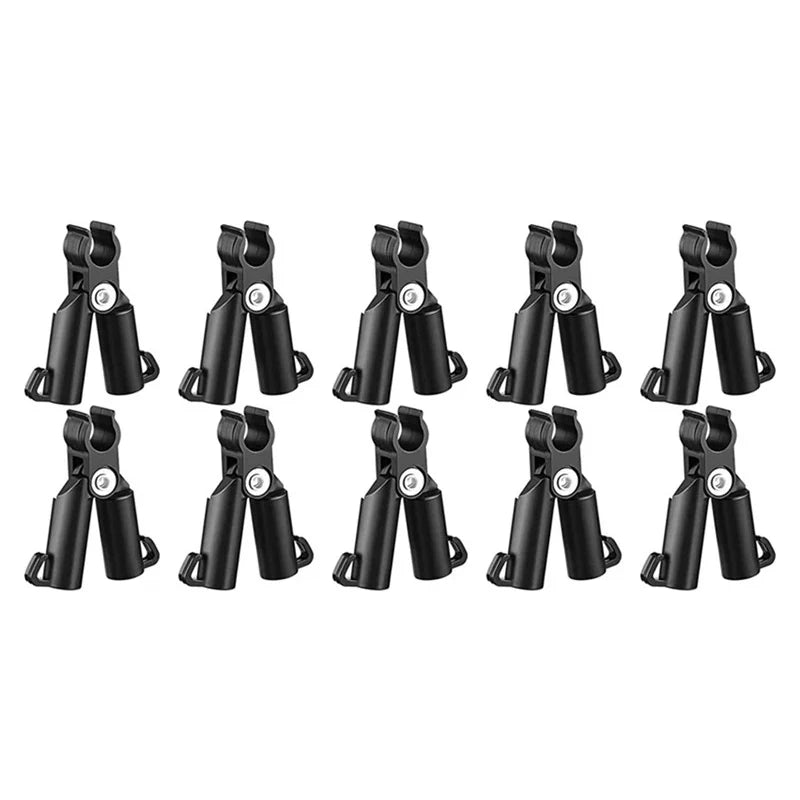 10 PCS Universal Plastic Clips Plant Support Fixed Connector Pillars Gardening 11mm Fixed Bracket Climbing Pergola Connector