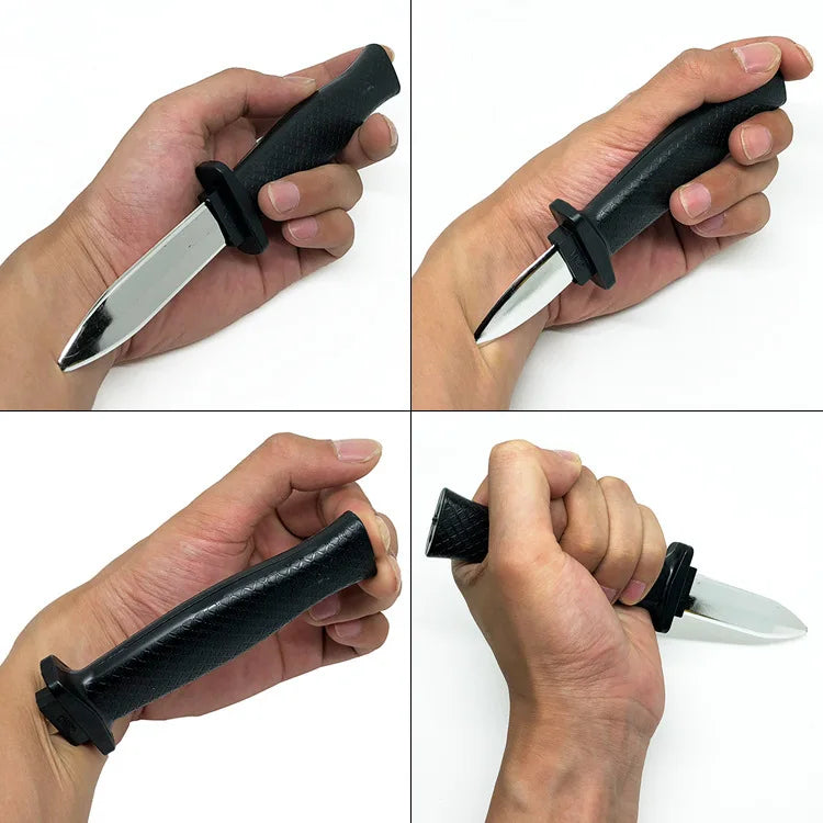 Adults Props Toys Joke Magic Plastic Retractable Knife Joke Prank Props Knife Scary Trick Fake Blade Funny Surprised Gift