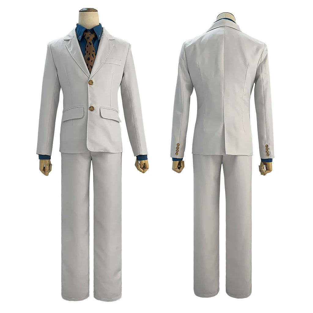 Anime-Inspired Vest Pants Cosplay Costume with Wig