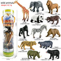 Miniature Lion Shark Horse Dinosaur Animals Model Set Action Figures Figurine Zoo Cute Education Kids Puzzle Toy Birthday Gift