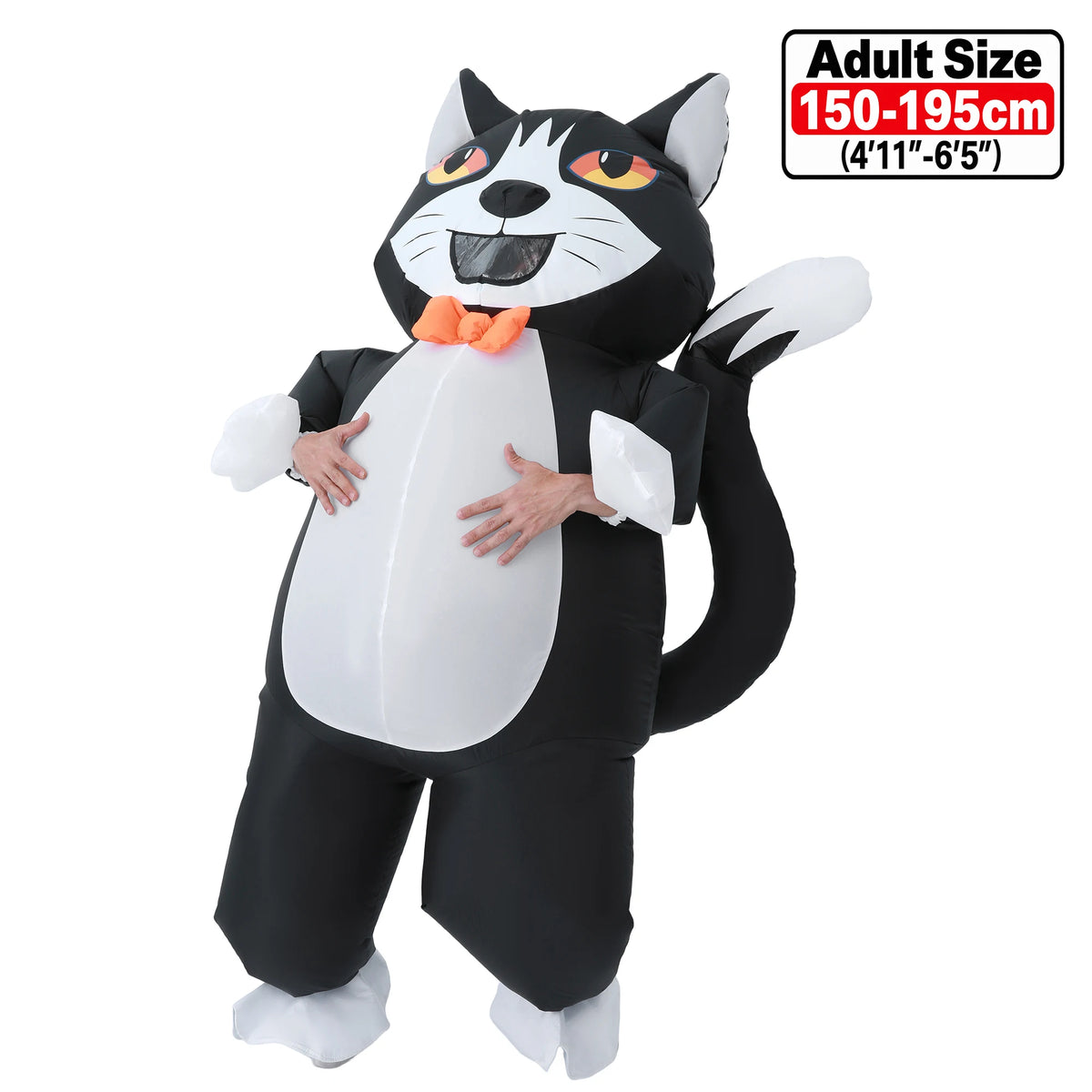 Adult Green Alien Inflatable Costume for Halloween & Parties