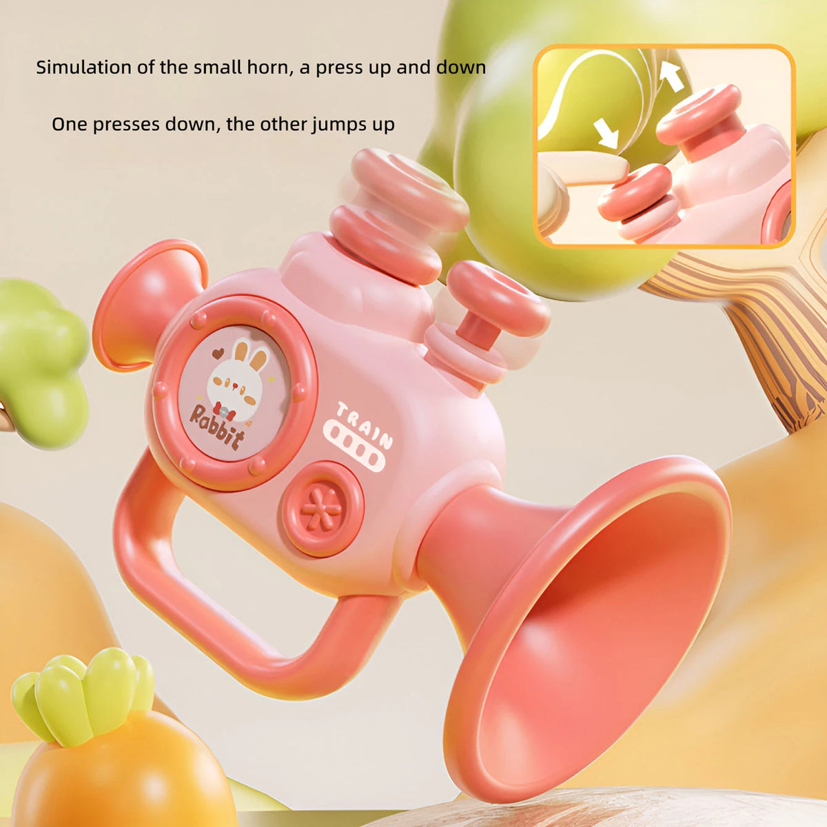 Baby Trumpet Toys Can Play Musical Instruments Early Education