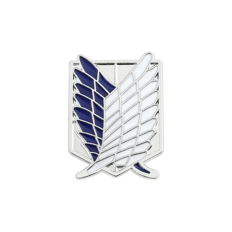 Wing Emblem Brooch Pin for Shirts Bags and Costume Accessories