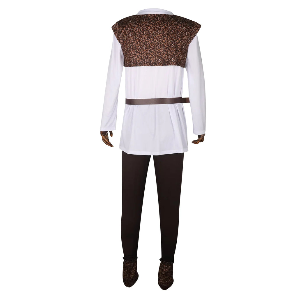 Green Ogre-Inspired Men’s Costume Shirt Vest & Pants Set