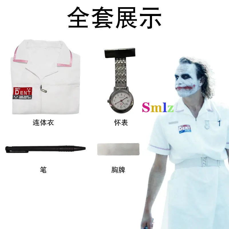 Scary Nurse-Inspired Halloween Cosplay Uniform Set