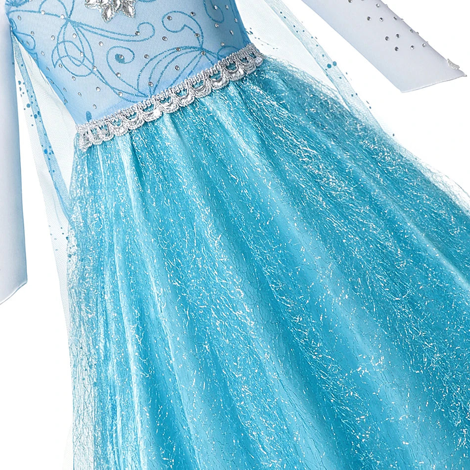 Girls Fantasy Princess Dress Halloween Costume for Kids