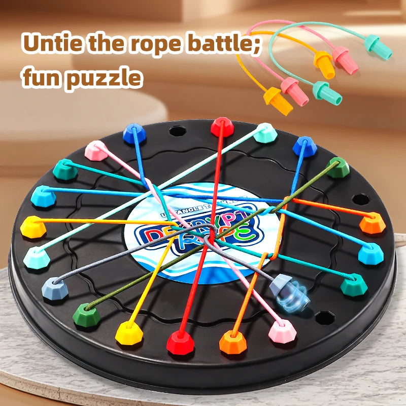 2026 New Rope Breaking Battle Challenge Puzzle Toy Knot Toy Children's Rope Decoding Game Logic Training