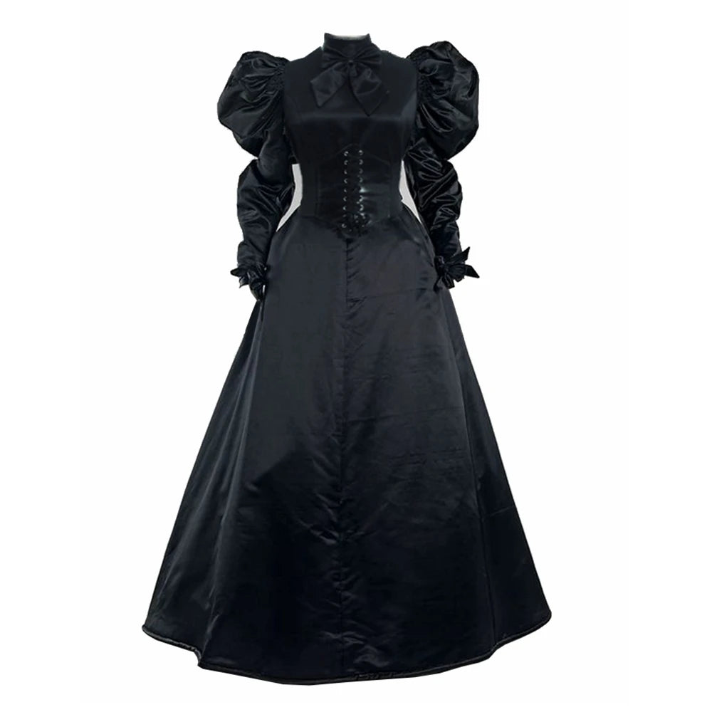 Women’s Black Gothic Victorian Renaissance Ball Gown