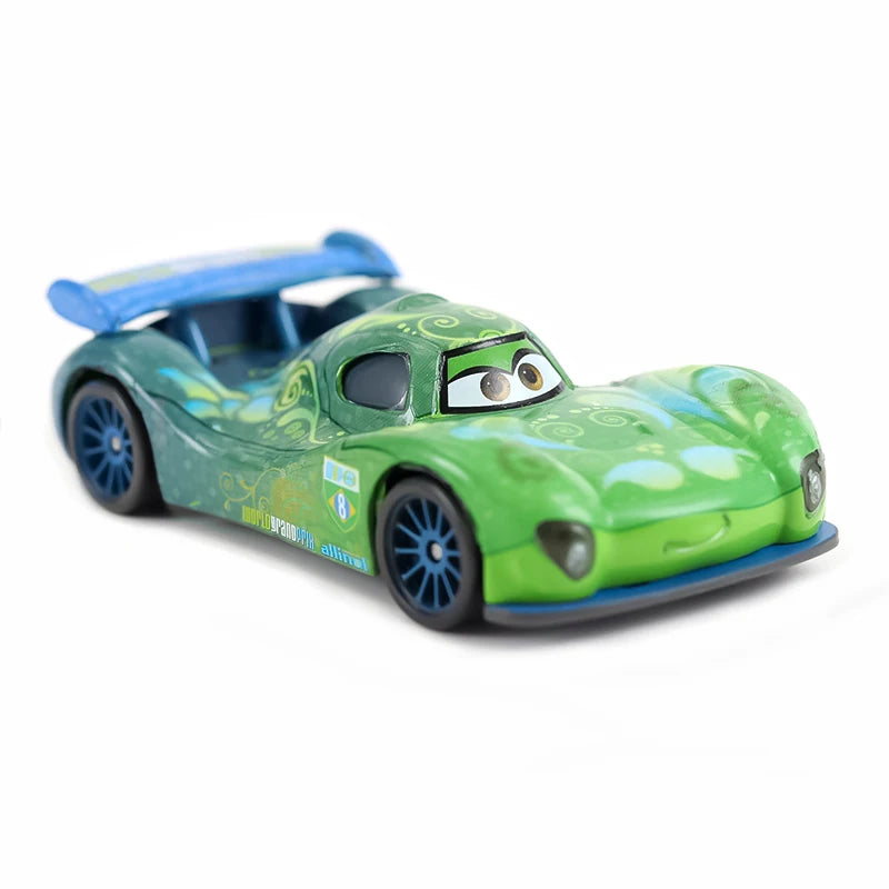 Pixar Cars Electroplated Pink 95 Lightning McQueen 1/55 Metal Die Casting Model Car Alloy Material Collectibles Racing Toys