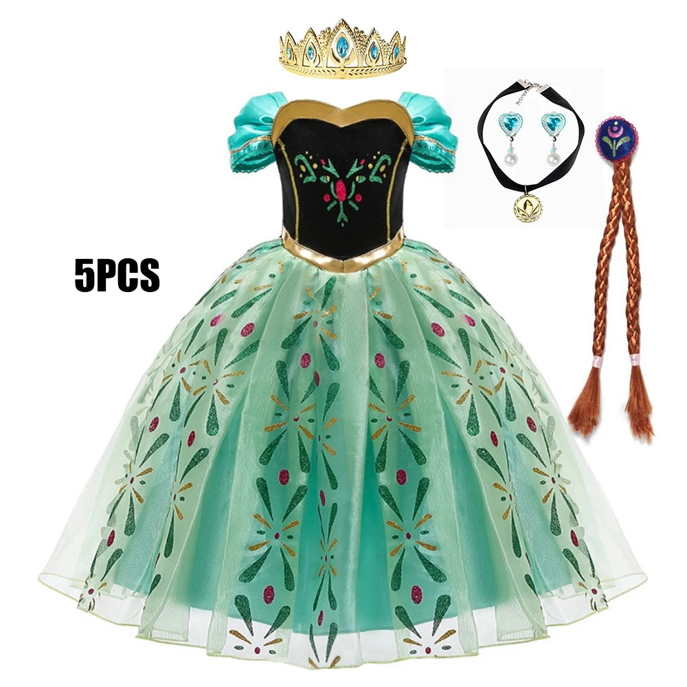 Kids Princess Costume Dress for Birthday Carnival and Parties