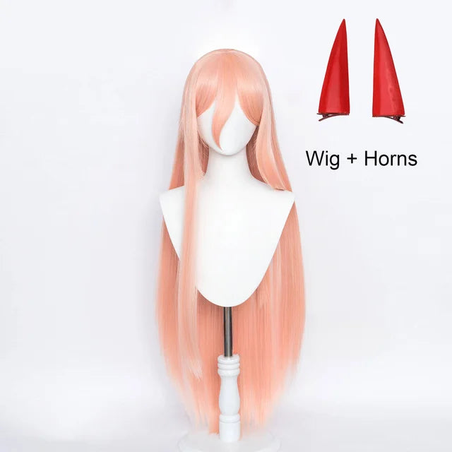 Long Orange Pink Two-Tone Cosplay Wig Heat Resistant Synthetic Hair