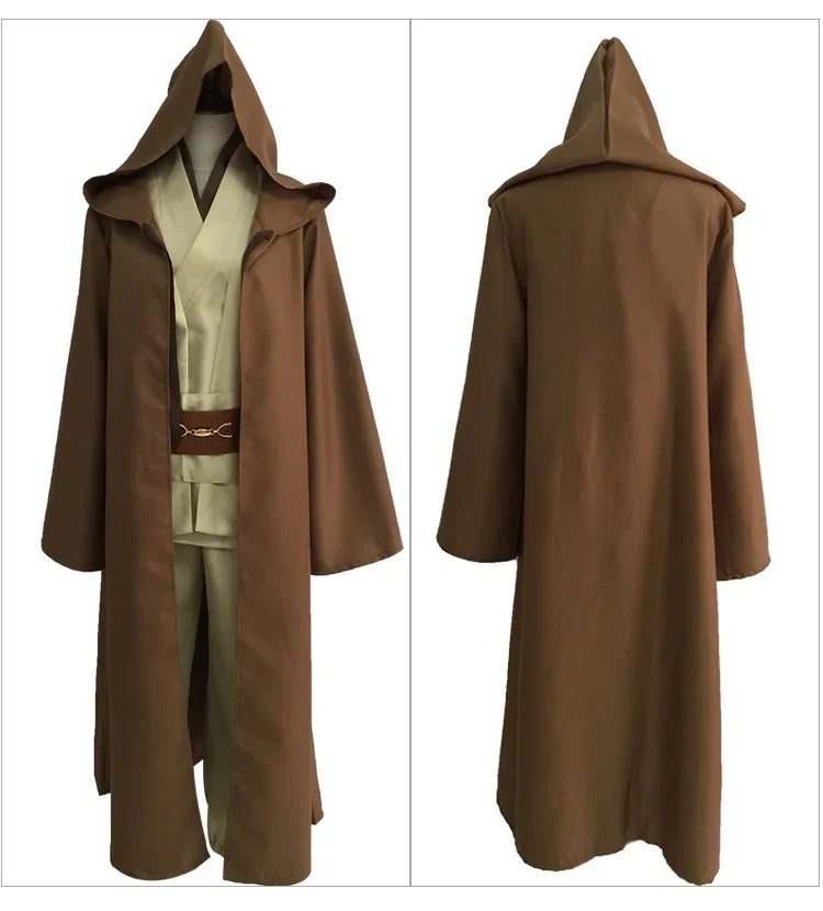 Jedi-Inspired Robe Cosplay Costume for Adults Plus Size