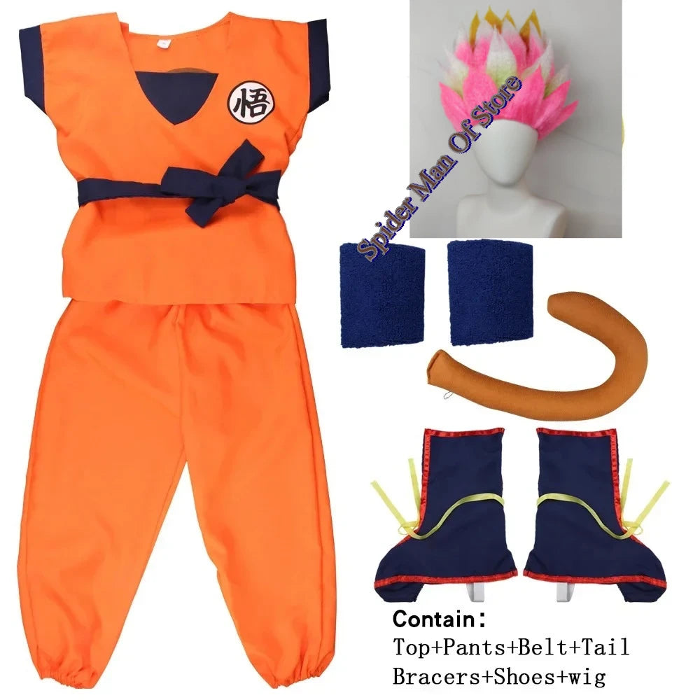 Kids & Adult Martial Arts Warrior Cosplay Costume Set