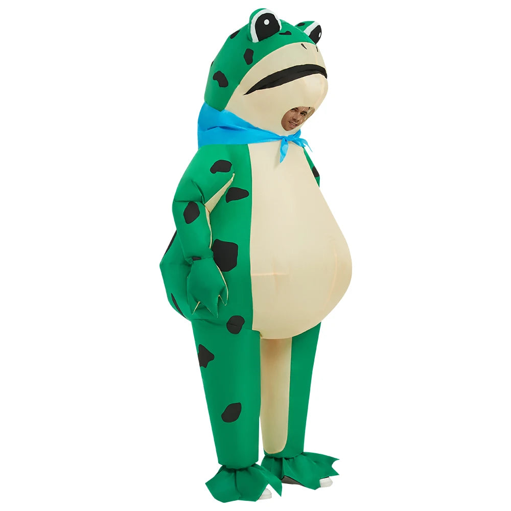 Inflatable Frog Costume Full Body Blow Up Suit