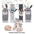 4pcs Baby Rattle Toys Cute Stuffed Animals Wrist Rattle Foot Finder Socks 0~24 Months for Infant Boy Girl Newborn Gift