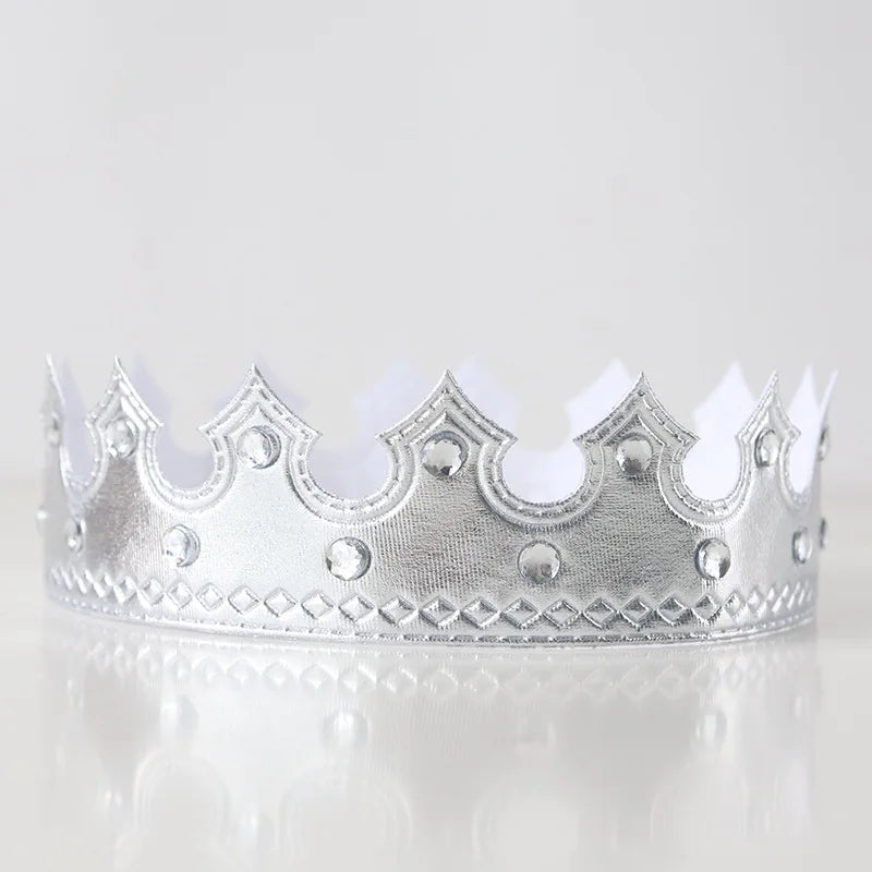 Birthday Party Crown Hats for Kids and Adults King Queen