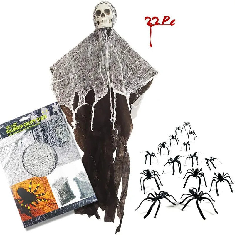 Horror Skull Pendant Halloween Decoration Party Prop