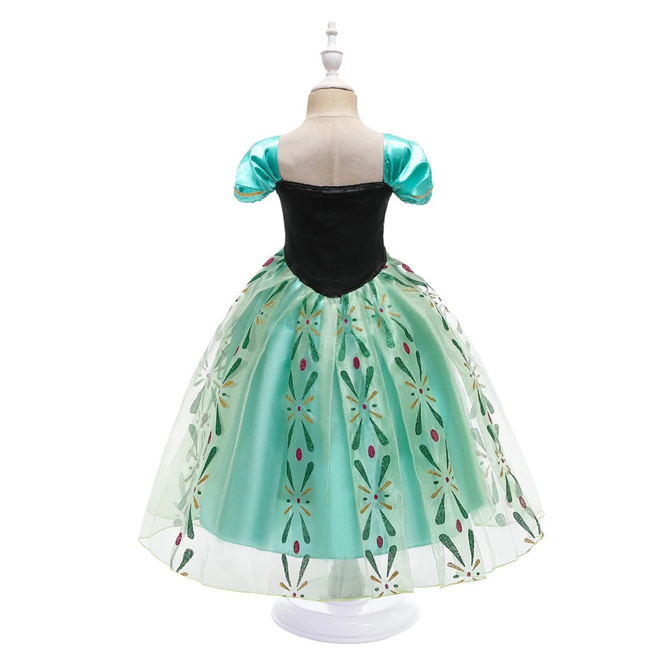Kids Princess Costume Dress for Birthday Carnival and Parties