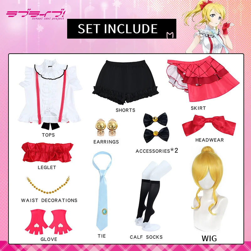 Women’s Anime-Inspired Carnival Uniform Cosplay Costume
