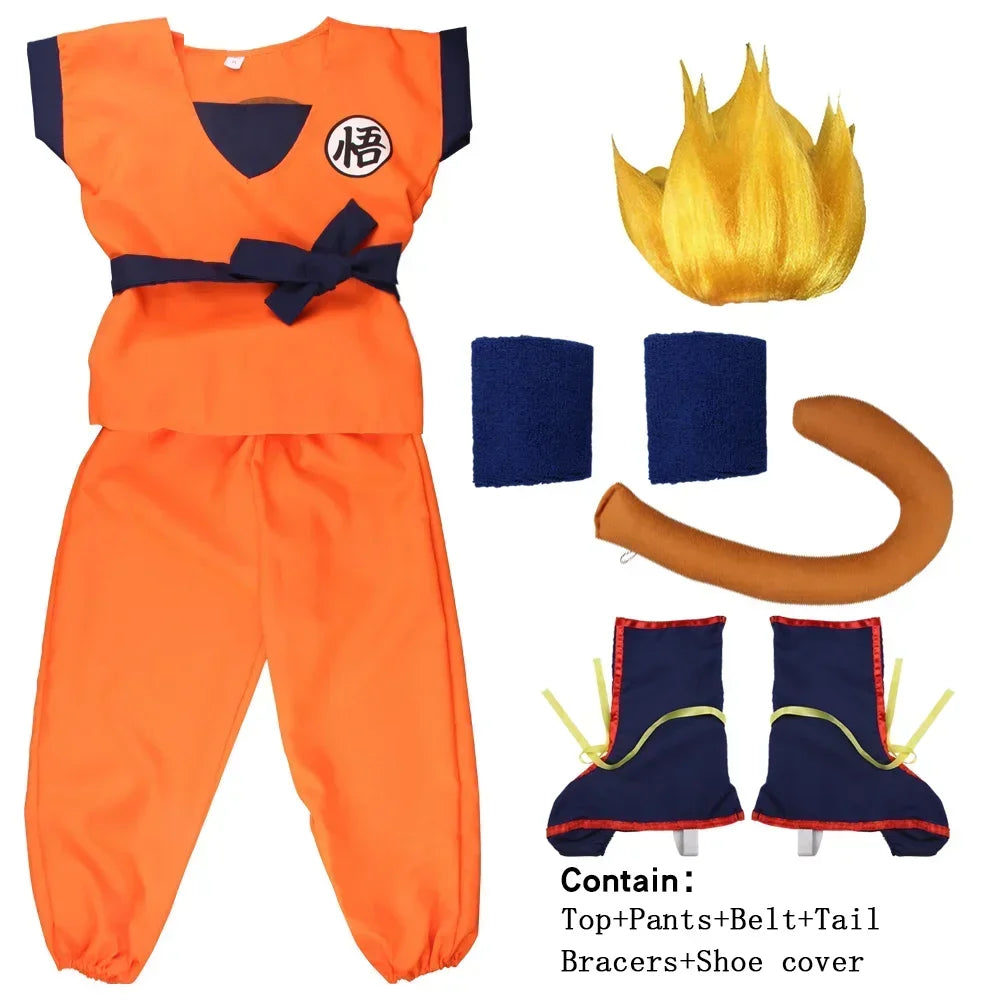 Kids & Adult Martial Arts Warrior Cosplay Costume Set
