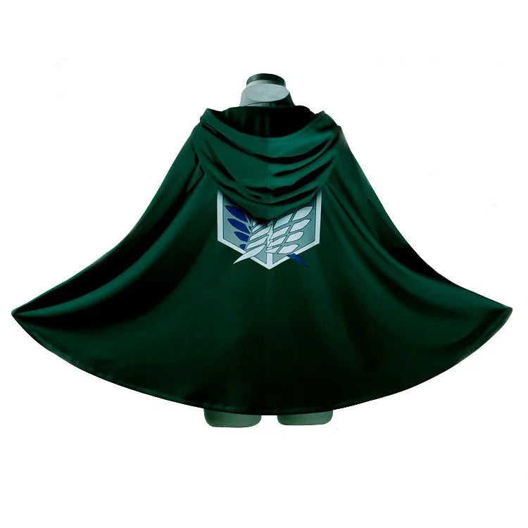 Green Scouting Legion Inspired Cosplay Cloak