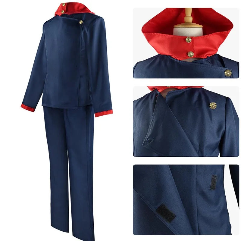 Anime-Inspired Uniform Cosplay Costume with Pants