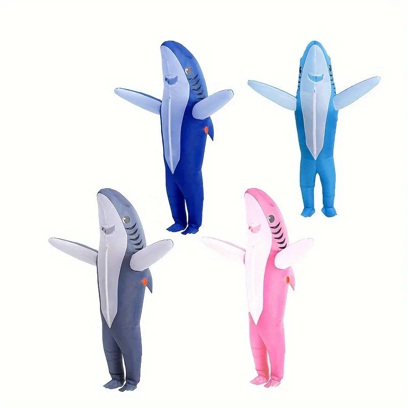Inflatable Shark Costume for Halloween, Christmas & Parties