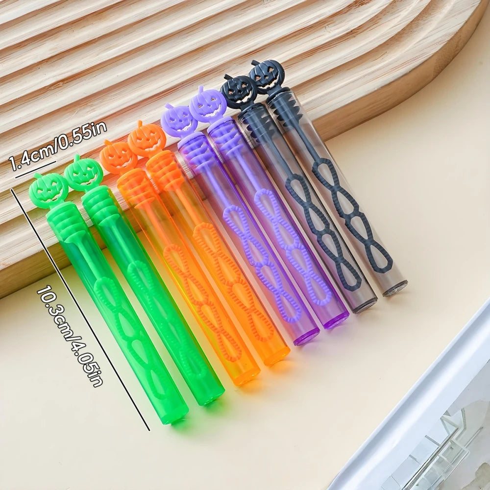 10-50 Pcs Halloween Pumpkin Soap-free Test Tube for Halloween Horror Prank Party Carnival Party School Party Gift Decoration