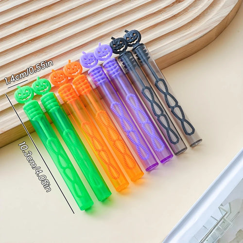 10-50 Pcs Halloween Pumpkin Soap-free Test Tube for Halloween Horror Prank Party Carnival Party School Party Gift Decoration