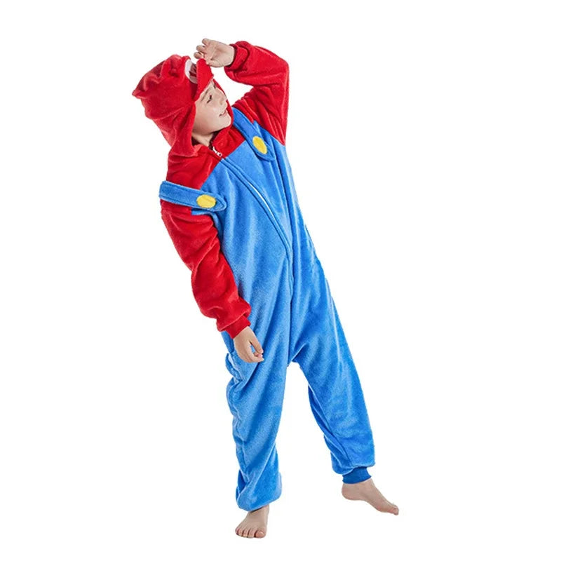 Cartoon-Inspired One-Piece Pajama Cosplay Costume