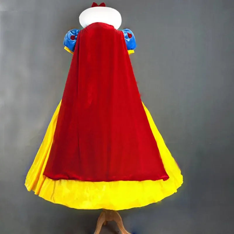 Women's Snow White-Inspired Princess Costume Dress