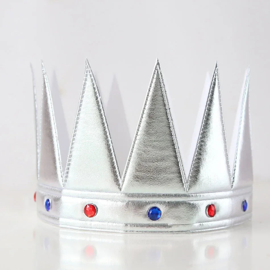 Birthday Party Crown Hats for Kids and Adults King Queen