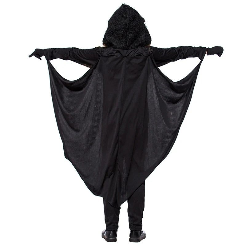 Girls Bat Jumpsuit Costume for Halloween & Dress Up